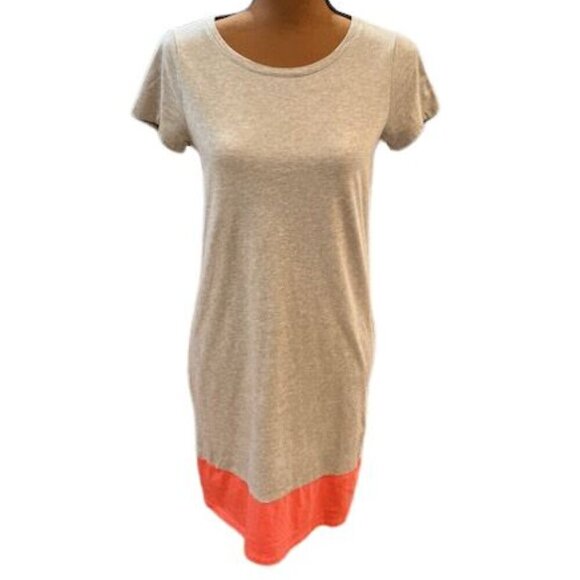 Boden 100% Cotton Midi Shift Dress in Gray – Size 8 - Picture 1 of 8